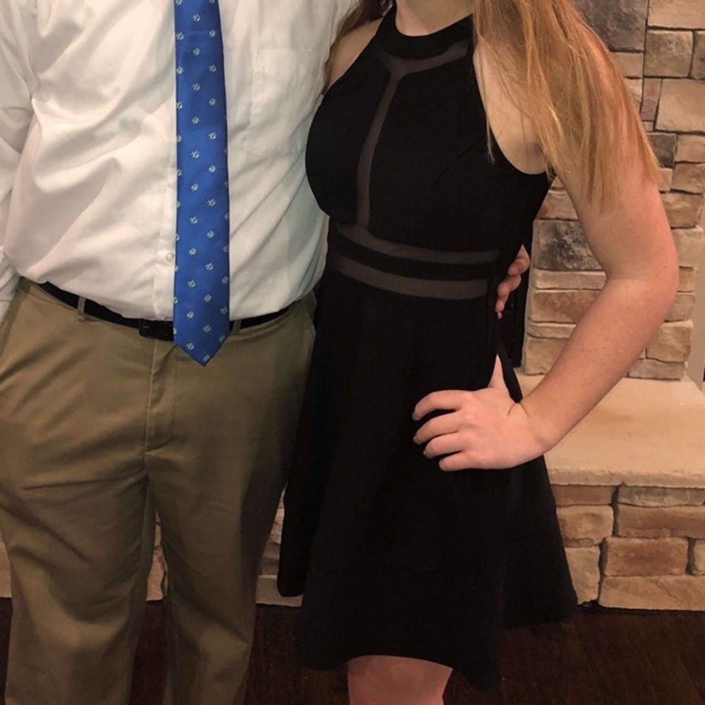 Short, black dress
